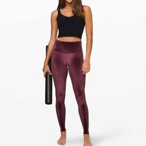 Lululemon Wunder Lounge HR Tight 28” Velvet